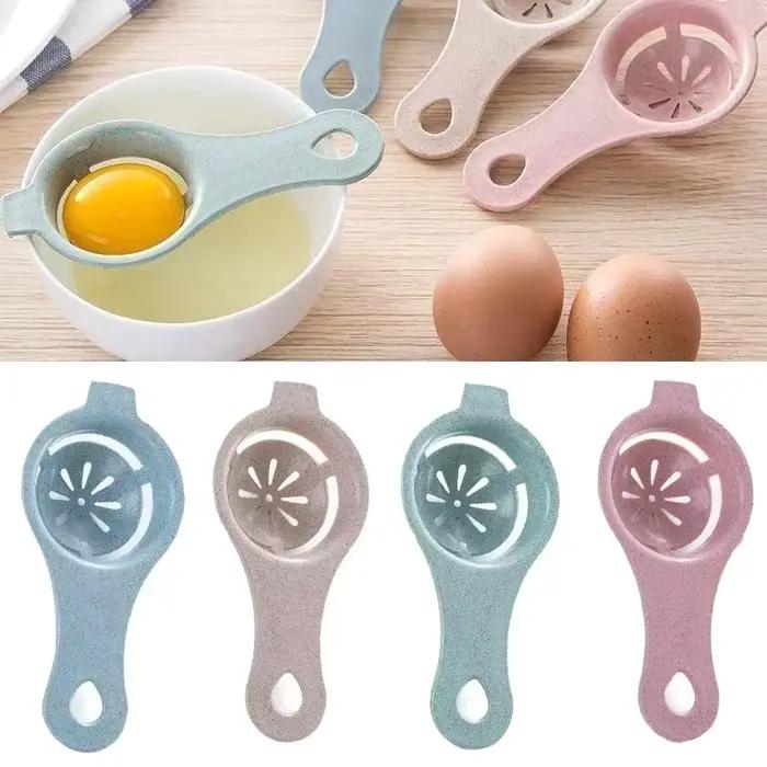 4 Séparateurs de blanc d'œuf multifonctionnels, filtres à liquide d'œuf simples et pratiques, accessoires de pâtisserie