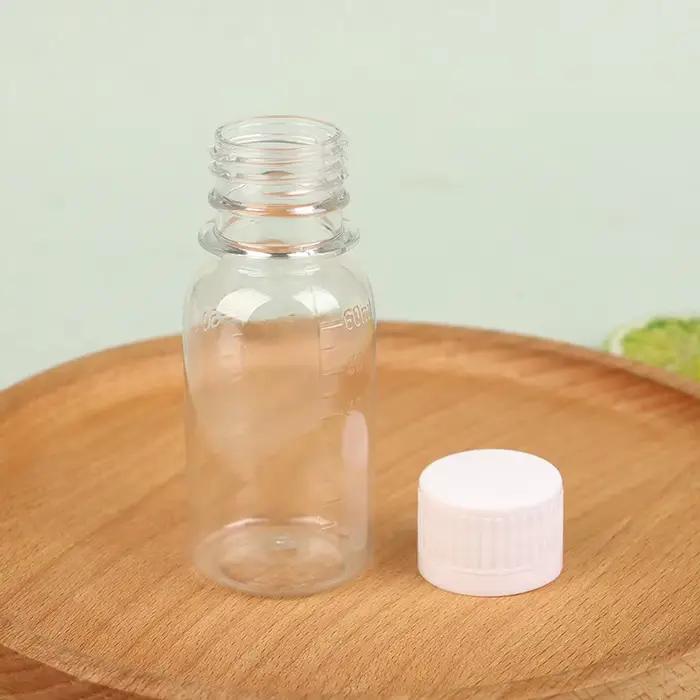 Mini Bouteilles Réutilisables en Plastique 60ml pour Stockage de Boissons Durables et Pratiques Occasions Spéciales Hiking Camping Picnics
