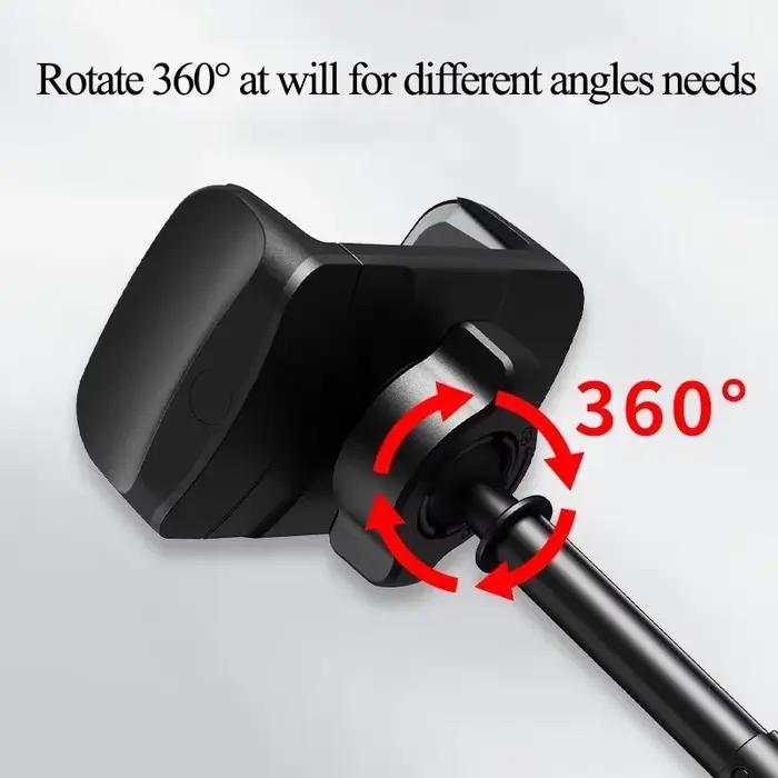 Support de téléphone pour voiture avec clip à ressort amélioré Eary, compatible avec tous les téléphones portables de 4 à 7 pouces, pour fixation sur grille d'aération.
