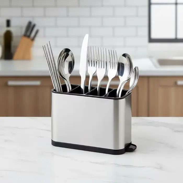 ♩ Organisateur d'ustensiles de cuisine pour comptoir