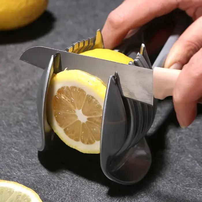Trancheuse de citron Orange à main en acier inoxydable