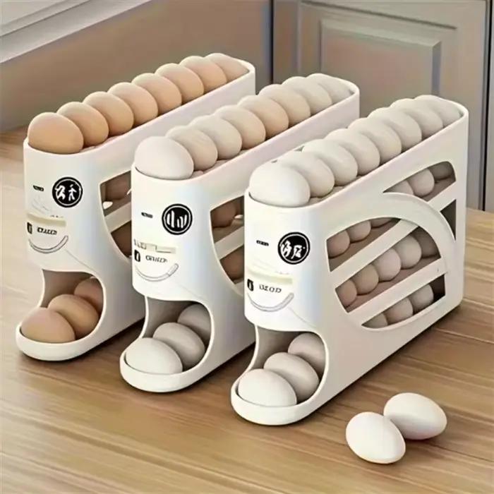 Porte-œufs roulant automatique à 4 niveaux