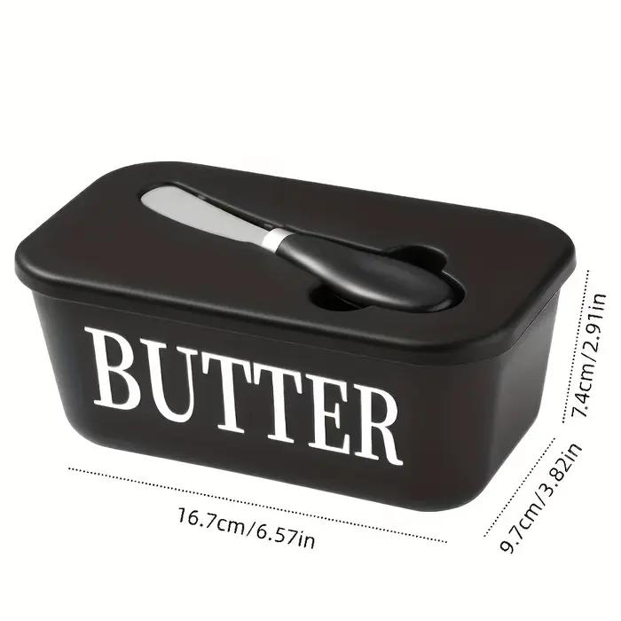 Boîte à beurre avec couvercle pour le stockage au réfrigérateur