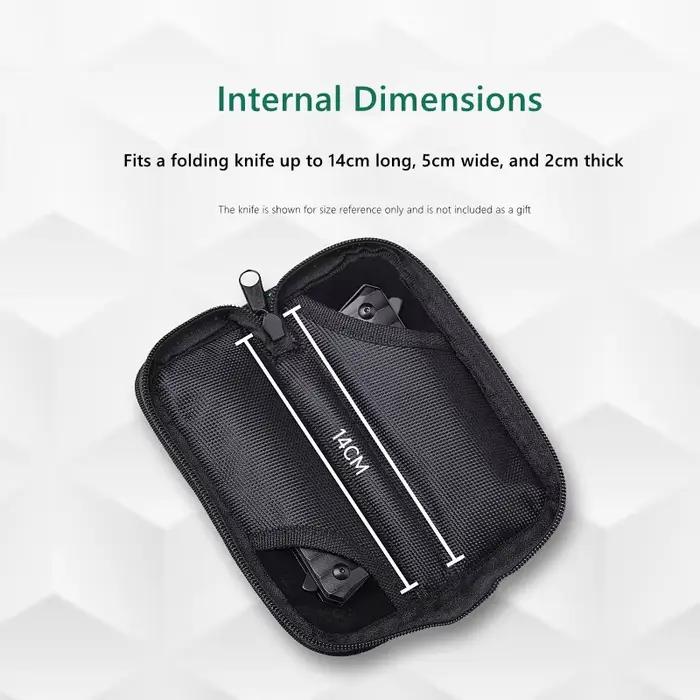 Couteau pliant, sac en cuir, étui à couteau, housse de protection, gaine de couteau, housse en nylon, housse de rangement, sac de protection, sac de rangement, porte-couteau