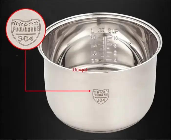 Récipient intérieur pour cuiseur à riz en acier inoxydable 304
