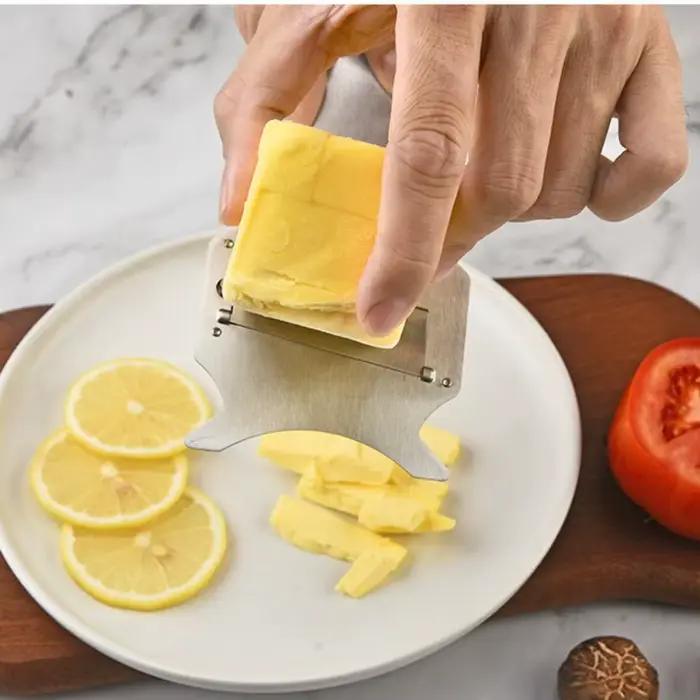 Nouveau Rouleau de beurre de truffe en acier inoxydable, trancheur, épaisseur de tranche réglable, raboteuse à chocolat, cuisson, raboteuse à fromage de haute dureté