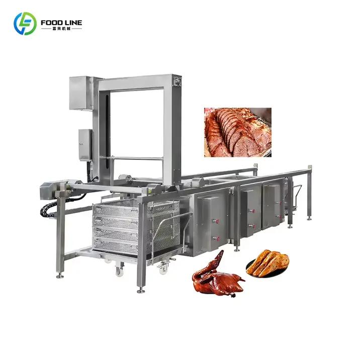Marmite de cuisson continue automatique pour viande braisée, idéale pour restaurants, cantines, usines agroalimentaires et lignes de transformation – Personnalisable