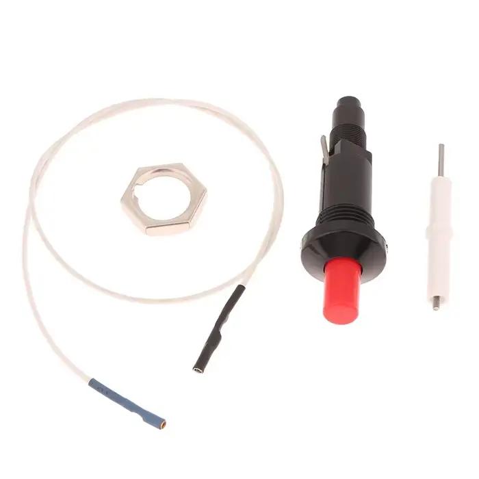 Allumeur piézo-électrique à bouton poussoir avec câble, Kit d'allumage par étincelle, four, poêle, barbecue, Camping, randonnée, cuisine en plein air, appareil ménager
