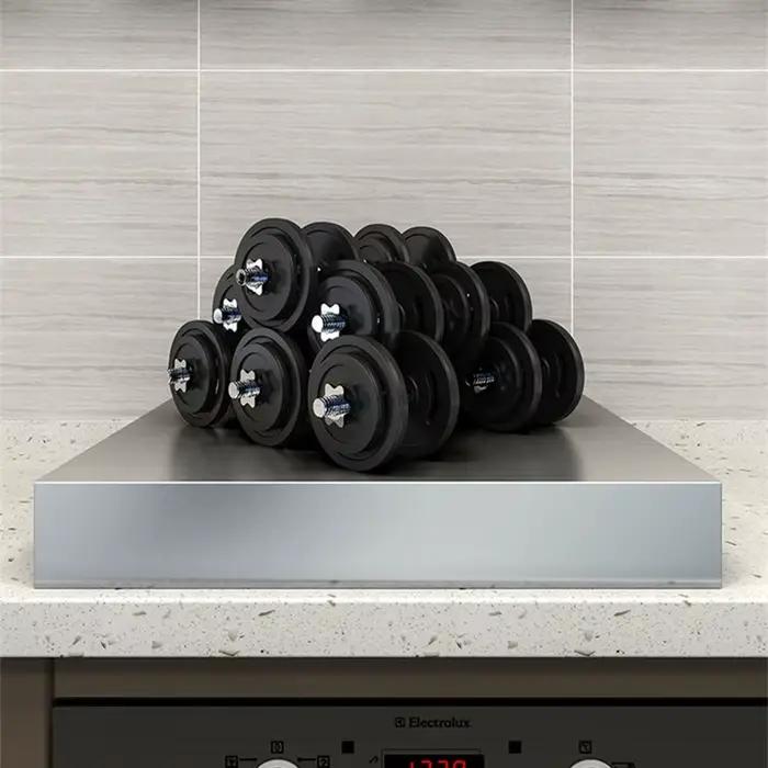 Couvercle de cuisinière en acier inoxydable