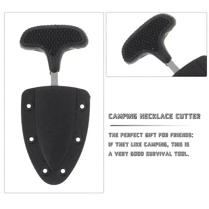 Couteau à thé Pu Er en acier inoxydable multifonctionnel pour camping et survie en plein air cadeau pour amoureux du thé et de l'aventure