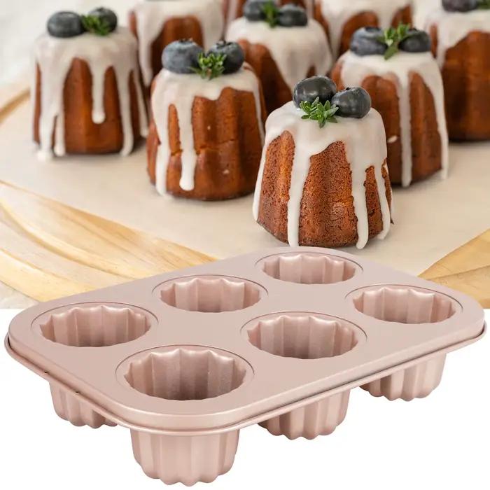Moule à gâteau antiadhésif à 6/9/12 cavités
