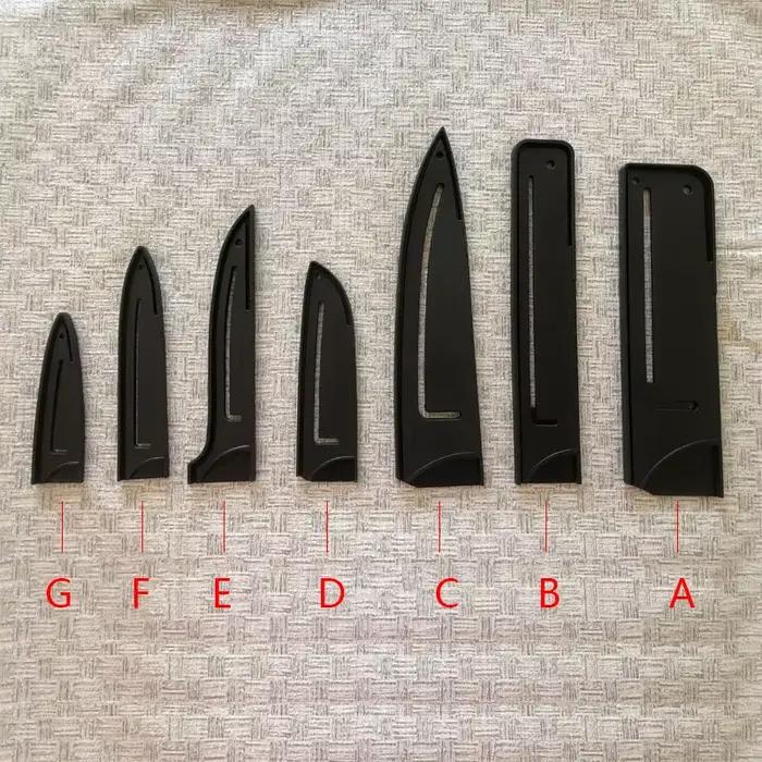 Gaine de couteau de chef en plastique noir