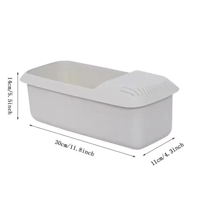 Boîte à pâtes en plastique réutilisable