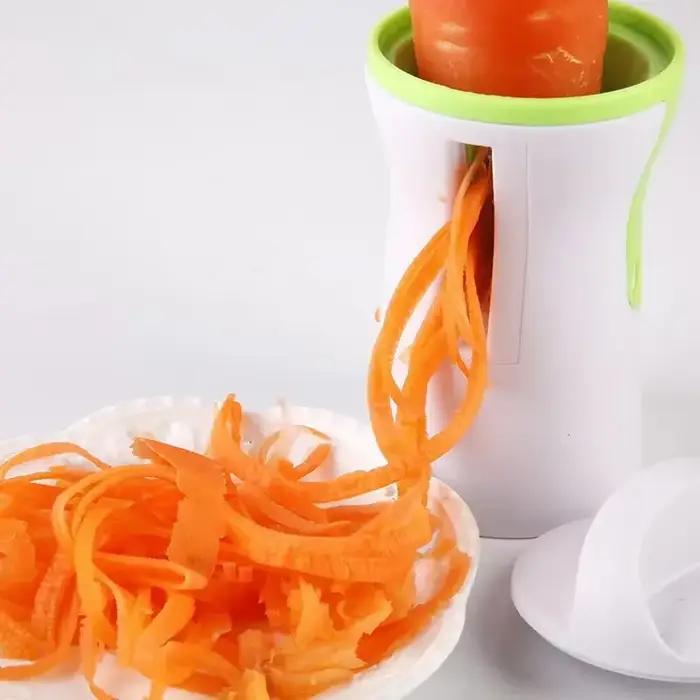 Coupe-légumes robuste, spiraliseur, trancheur de légumes, Zucchini Spaghetti, utilisation multifonctionnelle, accessoires de cuisine, 1 pièce