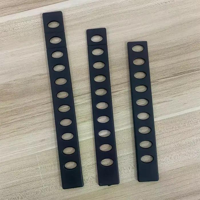 5 pièces de protège-lames de couteau de chef en plastique noir