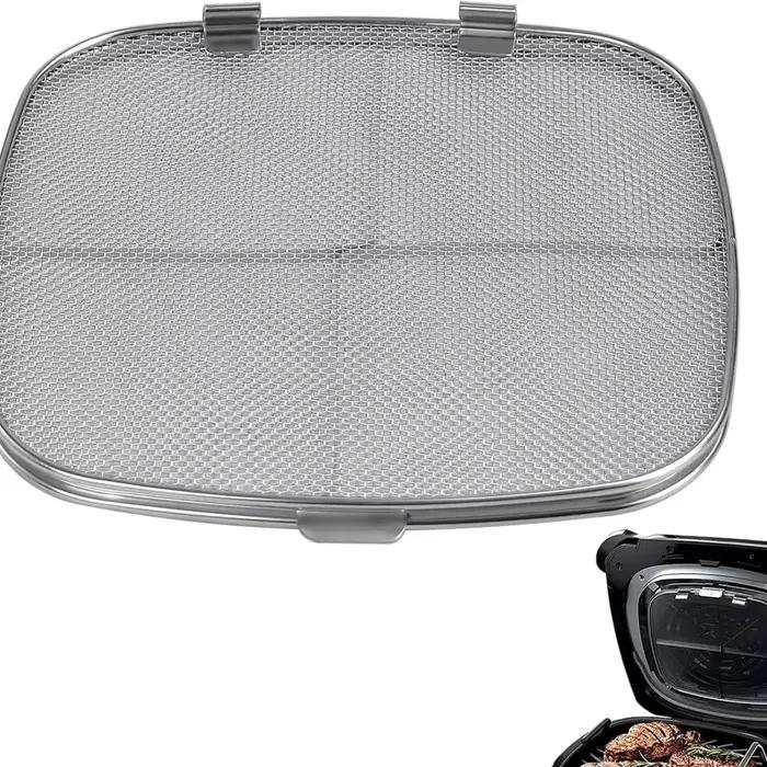 M02K-Plaque anti-éclaboussures et grille en acier inoxydable pour grill Ninja Foodi 5-en-1, pièces de rechange AG301,AG400 AG300,IG350Q