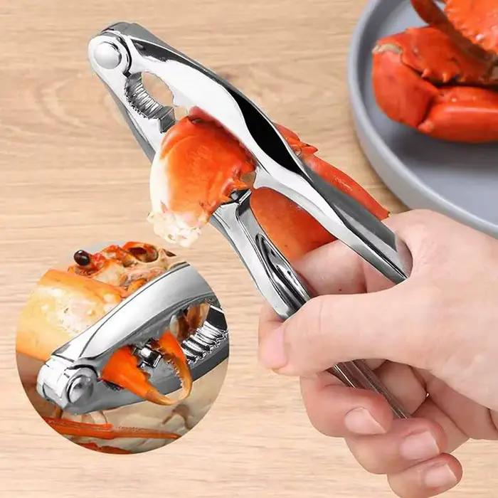 Décortiqueuse de crabe pour manger du crabe, ensemble d'outils, décortiqueuse de noix, outils de cuisine multifonctionnels pour fruits de mer, pinces multifonctions pour crabe de noix