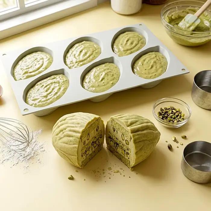 Moule à gâteau en silicone alimentaire à 3/4 cavités