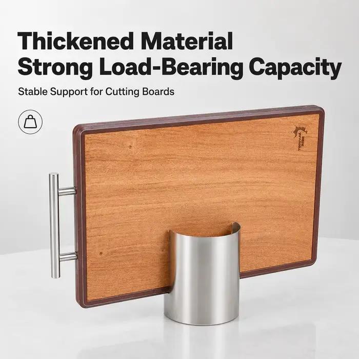 Support pour couvercles et ustensiles en acier inoxydable, organisateur de cuisine polyvalent pour cuillères, louches, planches à découper