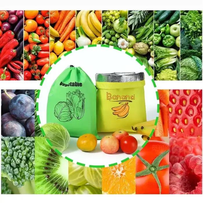 Sac de rangement réutilisable pour la fraîcheur de banane