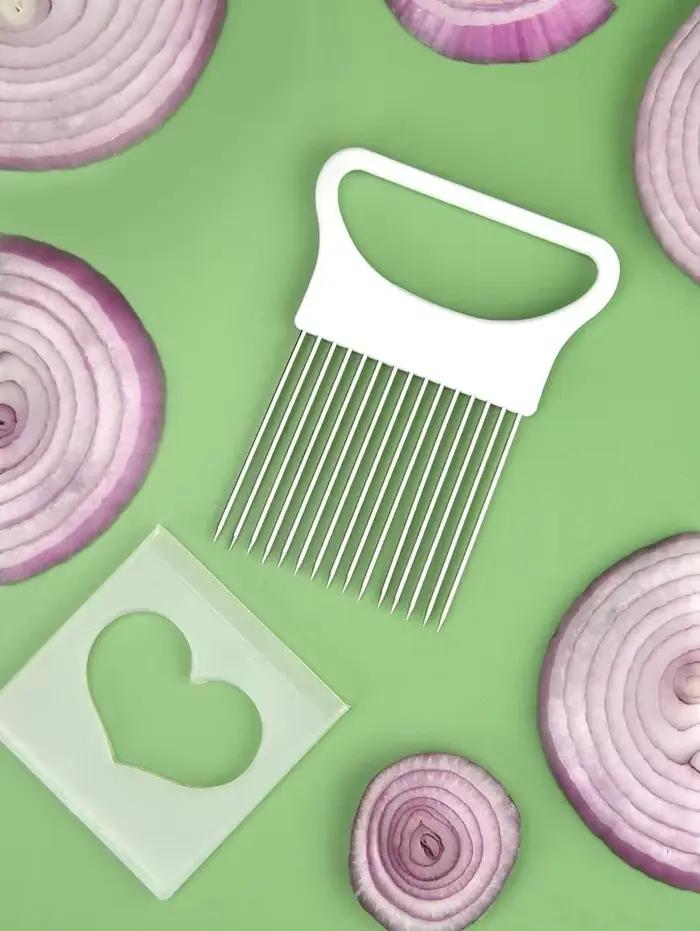 Trancheuse d'oignons sans effort avec ce 1 pièce