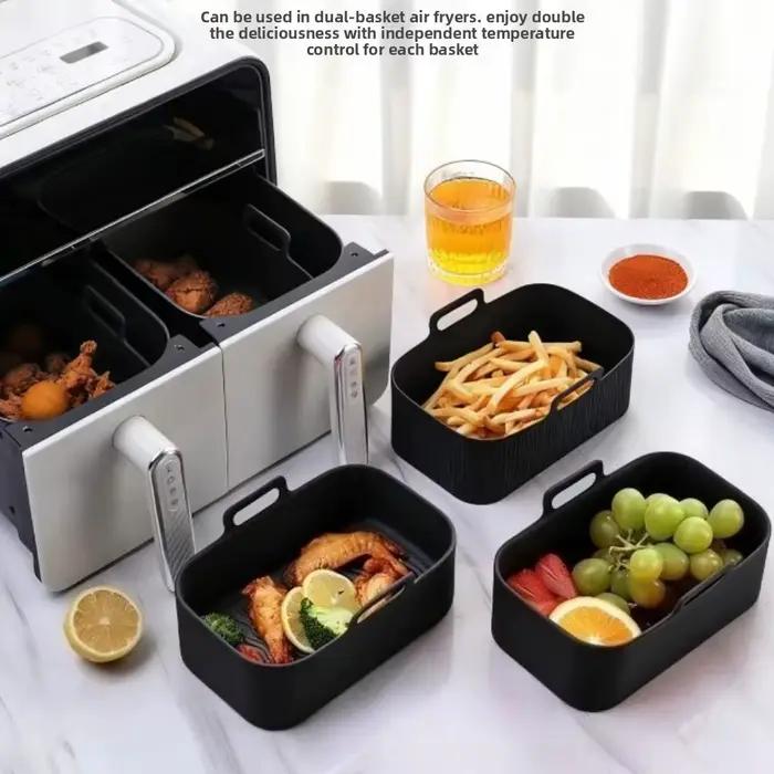 Lot de 2 doublures de panier pour friteuse à air Ninja F400 451, en silicone antiadhésif réutilisable