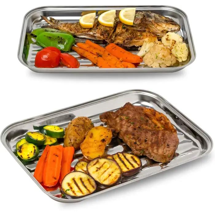 Plaque de barbecue en acier inoxydable