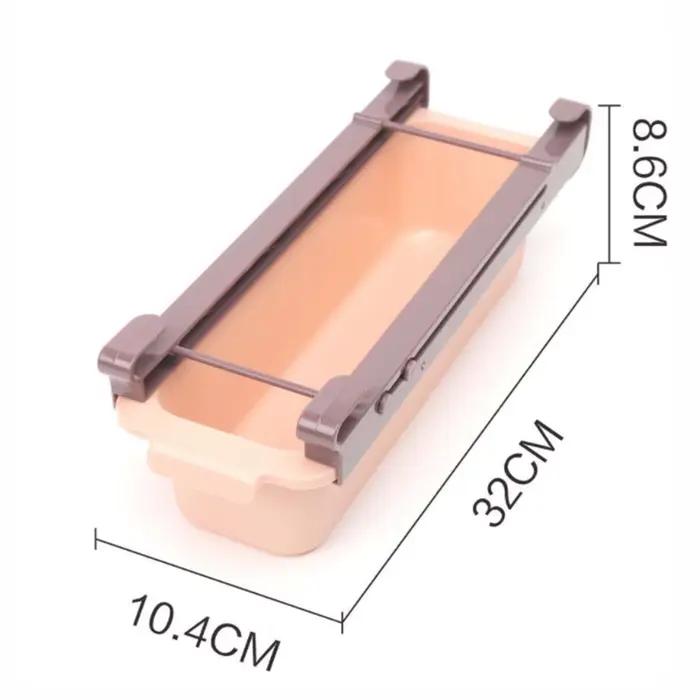 Support de rangement pour réfrigérateur de cuisine, support d'étagère pour réfrigérateur et congélateur, espace de tiroir extractible