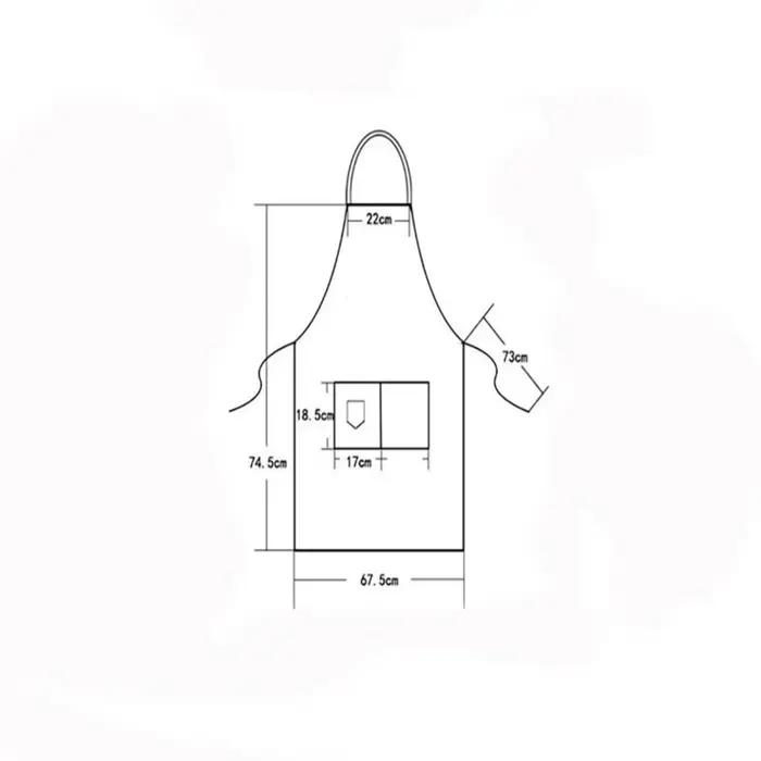 Tabliers de cuisine pour femmes et hommes, nouvelle mode, tablier de travail de Chef pour gril, Restaurant, Bar, boutique, cafés, uniforme de Studios d'ongles de beauté