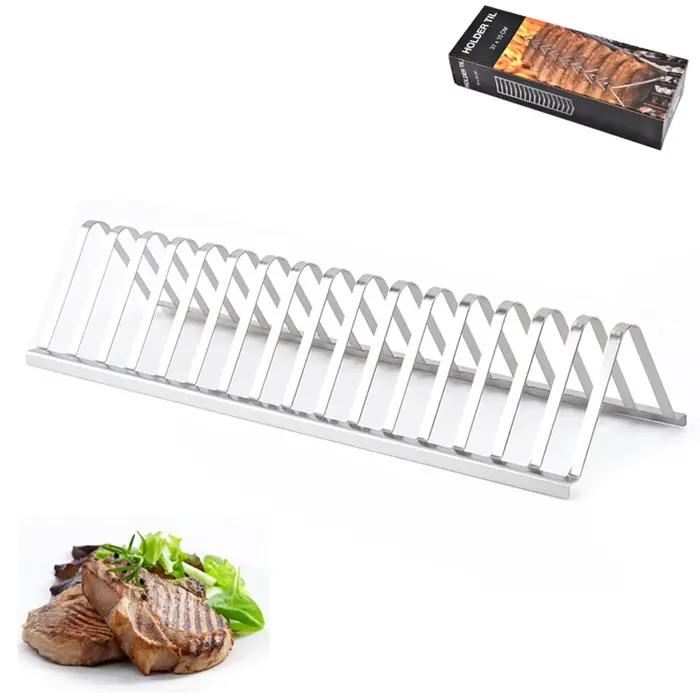 Grille en acier inoxydable réutilisable pour barbecue, grils au charbon de bois, pique-niques familiaux et rassemblements de groupe occasions en plein air