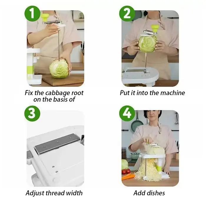 Trancheuse de chou faite maison, broyeur de chou de Style japonais, râpe Portable rapide pour aiguiser laitue, accessoires de cuisine