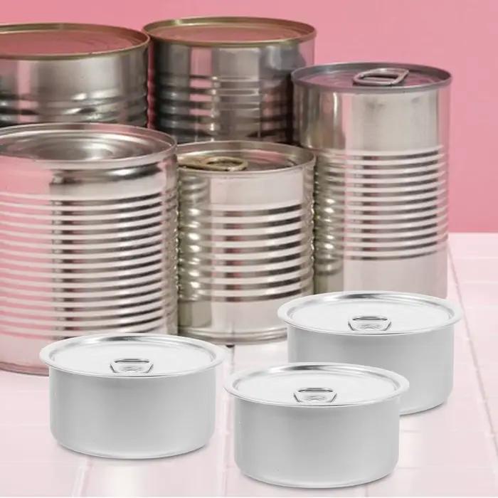 Boîtes de café vides en métal, 10 pièces, conteneur de stockage de thé, couvercle scellé pour aliments pour animaux de compagnie, voyage, gâteau en plein air, collation, peinture de biscuits