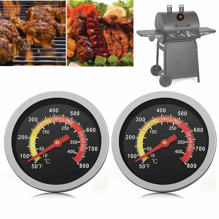 Thermomètre pour Barbecue, jauge de température pour gril de fumeur, jauge de température pour four 10 ~ 400 ℃ BBQ cuisson alimentaire sonde gril four outils de cuisine