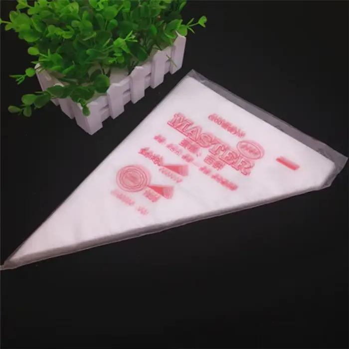 Sac transparent en plastique pour décoration de gâteaux