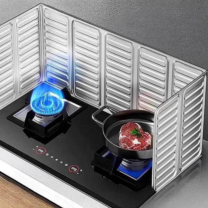 Bouclier thermique robuste en papier d'aluminium pour cuisine