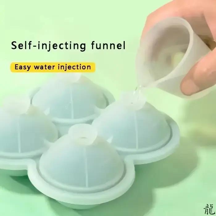 Grands plateaux à glaçons en Silicone, 1 pièce, faciles à libérer, sans fuite, parfaits pour le whisky, les cocktails, le jus et les fêtes