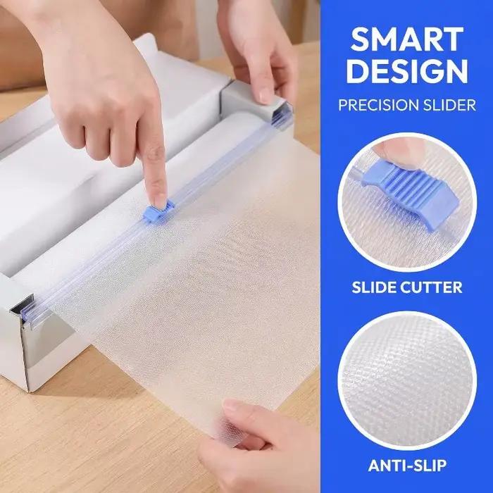 Planche à découper antibactérienne en POE, papier plastique découpable, 24x300CM, tapis de découpe jetable pour extérieur