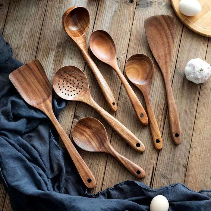 Pelles de cuisine en bois F2