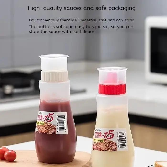 Maison cuisine bouteille pressée en plastique de qualité alimentaire Sauce tomate
