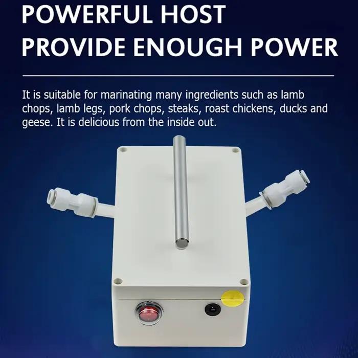 Pistolet d'injection électrique pour steak d'agneau machine de décapsulation de viande injecteur de saline électrique seringue pour marinade de viande occasions spéciales et cadeaux pour les amateurs de cuisine