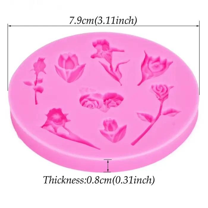 Moule en silicone en forme de fleurs du jour de Léon