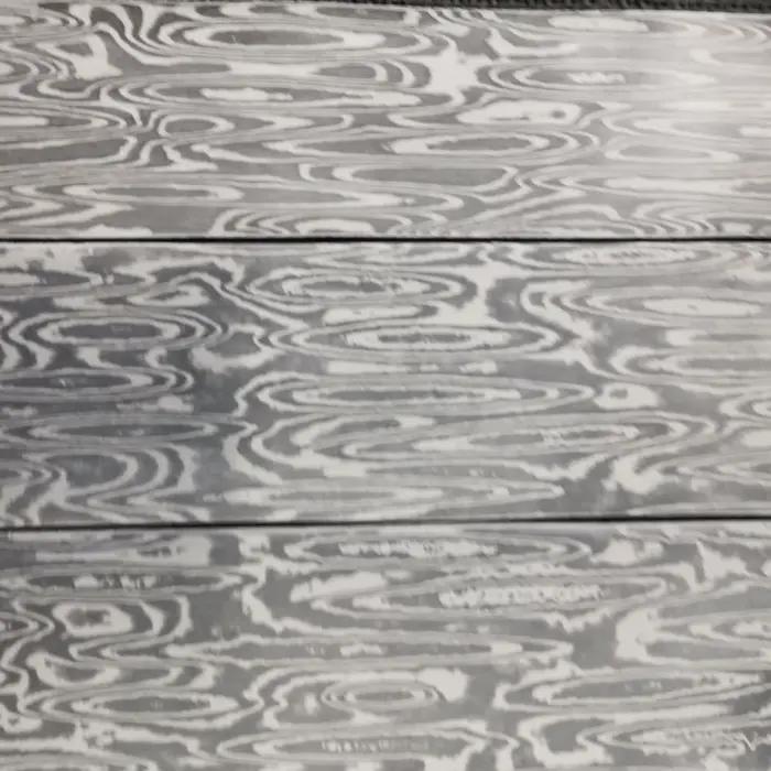 Porte-couteaux en acier damas avec motifs uniques pour cuisine élégante et rangement efficace pour couteaux occassions spéciales et usage quotidien