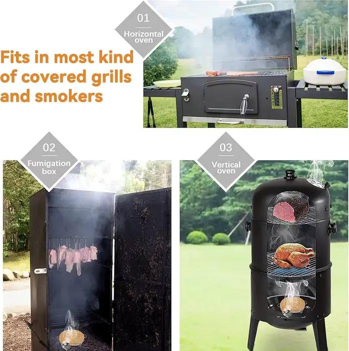 Générateur de fumée froide pour barbecue en acier inoxydable