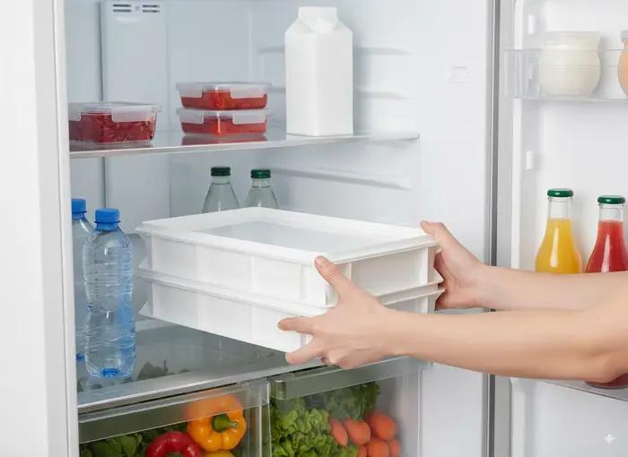 Boîte d'épreuve de pâte à Pizza en plastique