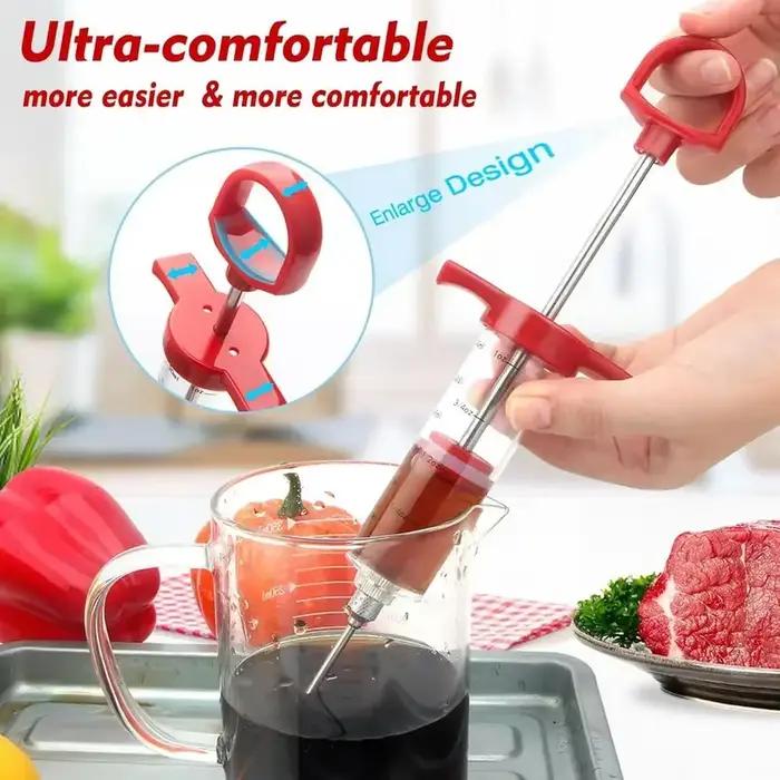 Injecteur de Marinade de Viande de 30ml Outil de Cuisine pour Saveurs Profondes et Plats Juteux Occasions Spéciales à Offrir