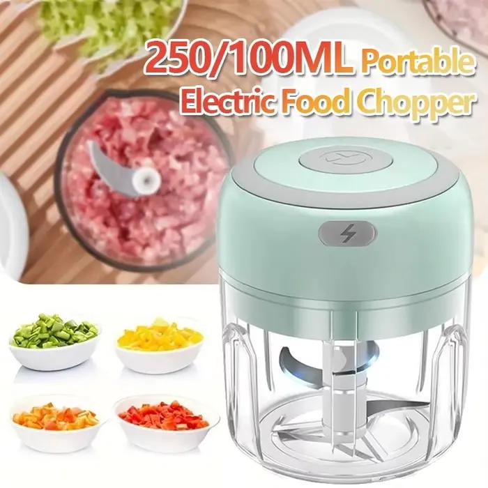 Mini Hachoir à Ail Électrique Rechargeable Portable 250 ML Occasions Spéciales Cuisine Gadget Pratique Elégant Pour Femmes Hommes