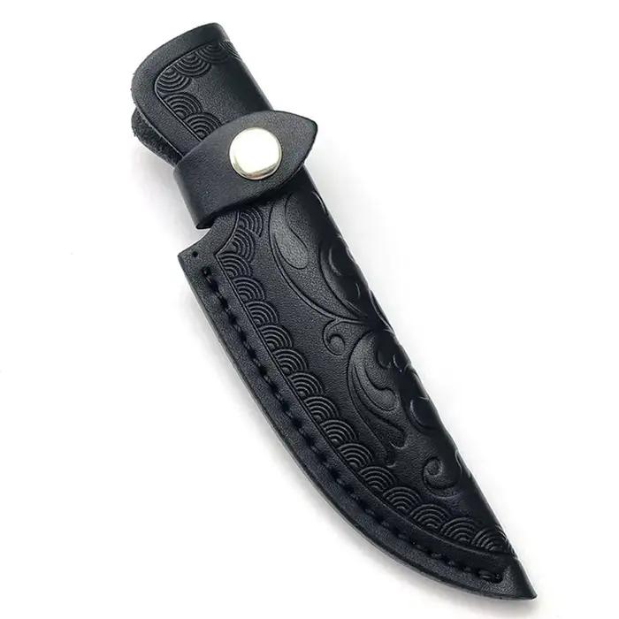 Étui pour couteau de chasse de poche de haute qualité, étui pour lampe de poche de transport en plein air, étui à boucle de ceinture, outil de couteau droit