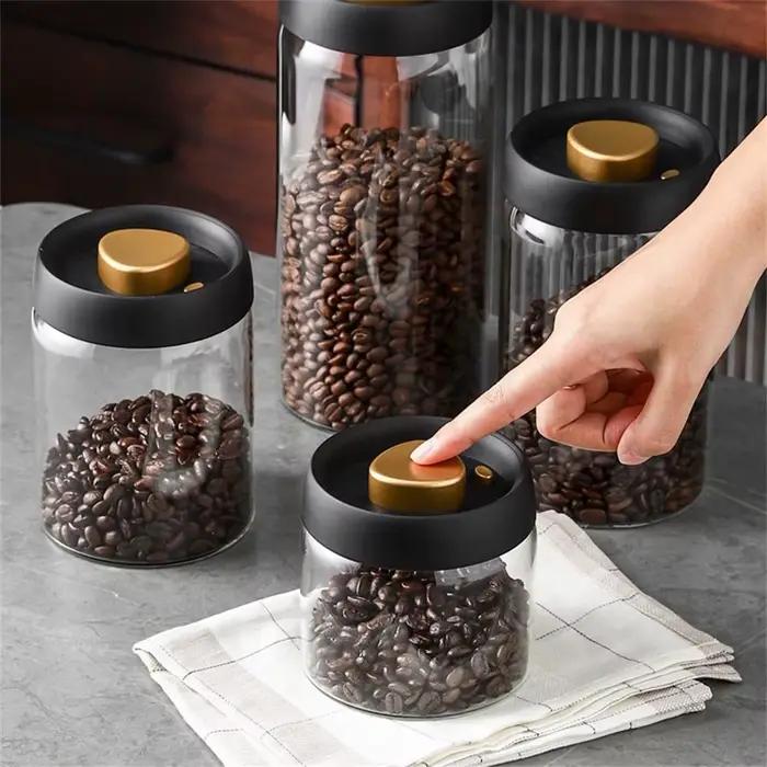 Réservoir scellé sous vide pour grains de café