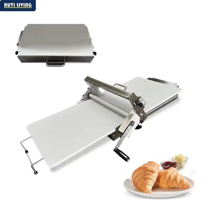 Machine à pâte feuilletée manuelle à manivelle