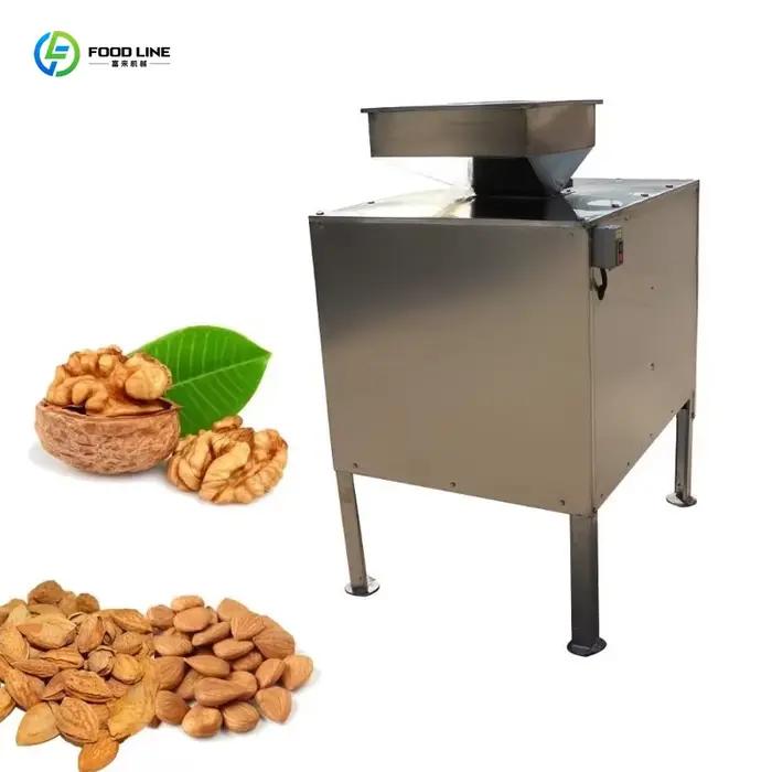 Machine de Traitement des Noix Multifonctionnelle Décortiqueuse et Éplucheuse d'Amandes et de Noisettes pour Usine de Produits Alimentaires Occasions Spéciales